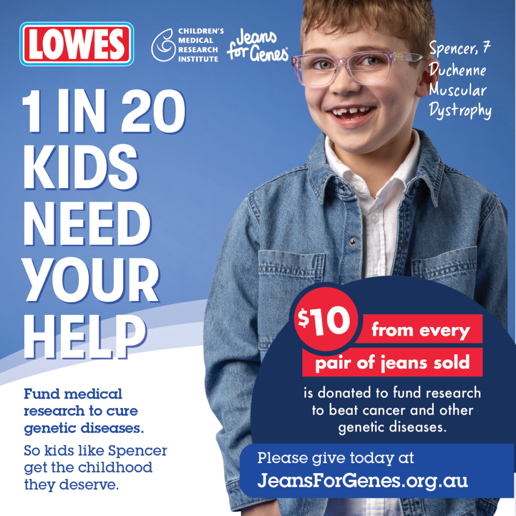Jeans For Genes 2026 1200x1200, Clifford Gardens
